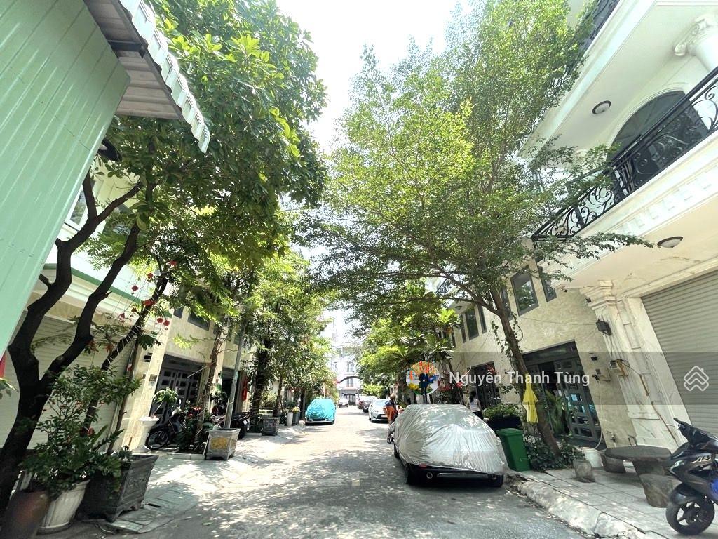 Nhà 4 tầng khu phân lô đường thạnh xuân 24, thới an, diện tích 119m2, ngang 6m, hẻm xe hơi tránh 6m