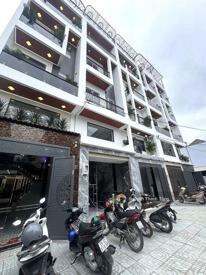 Siêu phẩm nhà phố 5 tầng khu phân lô đường thới an 13, diện tích 68m2 (4 x 17), hẻm 6m thông.