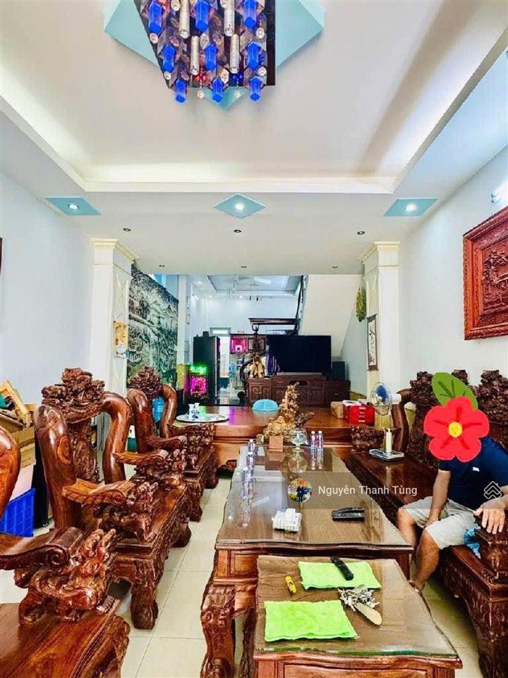 Nhà 4 tầng hẻm 10m thông đường phan văn hơn, quận 12, dt 88m2, ngang gần 5m, gần cầu tham lương.