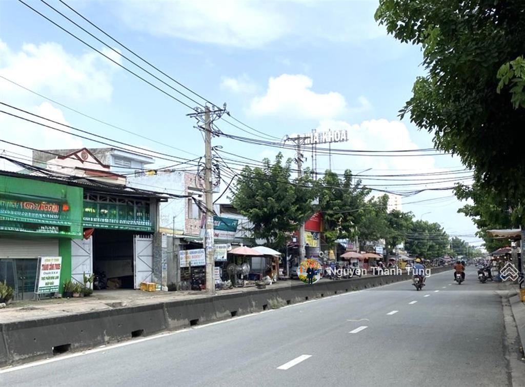 Mặt tiền kinh doanh đường nguyễn thị sóc, hóc môn, hơn 200m2, ngang khủng 10m, ngay chợ hóc môn.