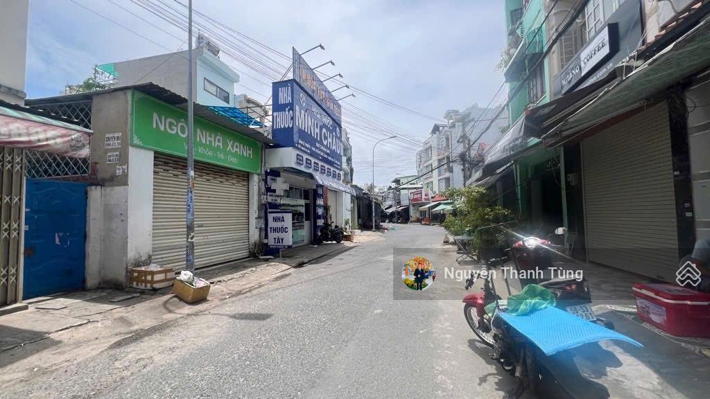 Mặt tiền kinh doanh sẵn dòng tiền gần chợ giãn dân đường 12m nguyễn thị thơi, q12, dt 105m2.