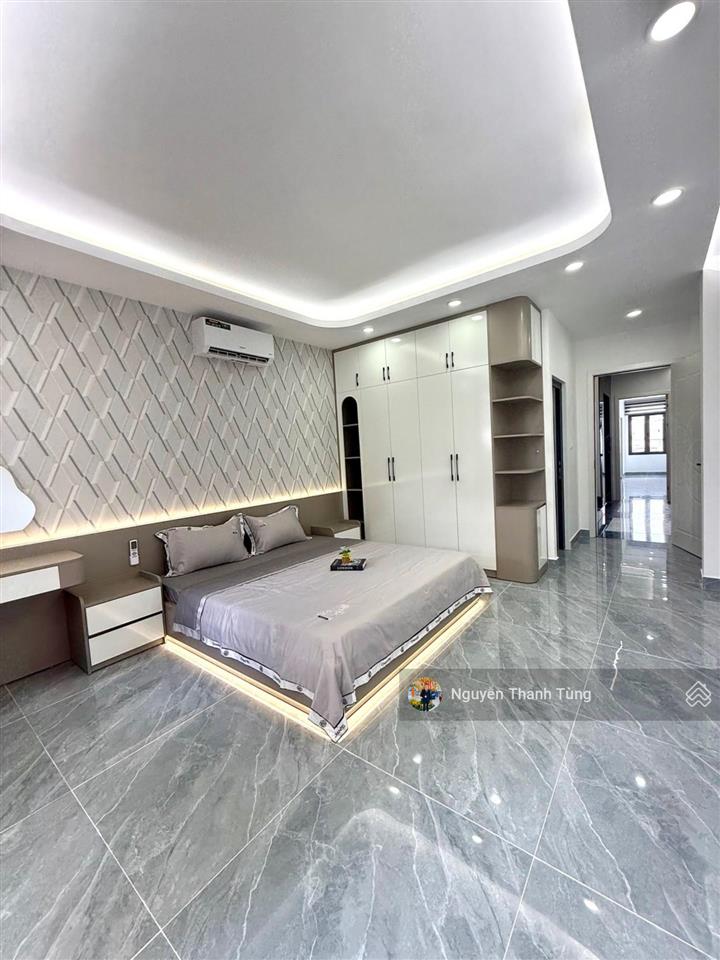Siêu phẩm 5 tầng có thang máy tân chánh hiệp 13, quận 12, dt 100m2, ngang 5m hiếm, nội thất cao cấp