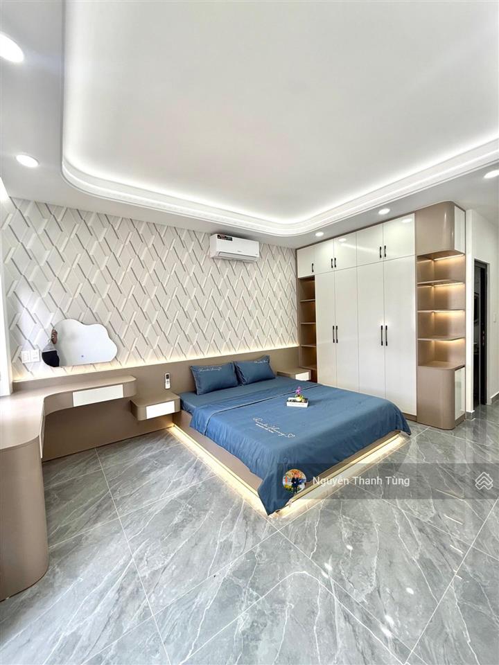 Siêu phẩm 5 tầng có thang máy tân chánh hiệp 13, quận 12, dt 100m2, ngang 5m hiếm, nội thất cao cấp