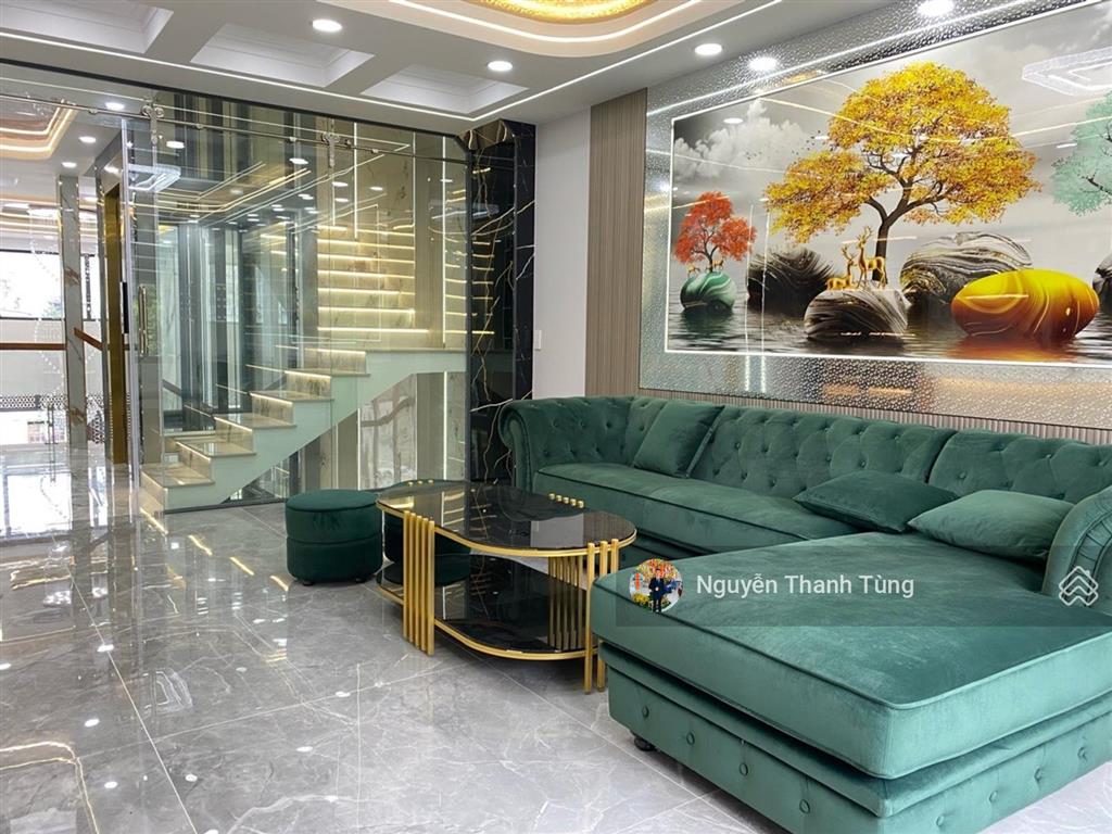 Siêu phẩm 5 tầng có thang máy đường trần thị cờ, quận 12, diện tích 84m2, nội thất cao cấp.