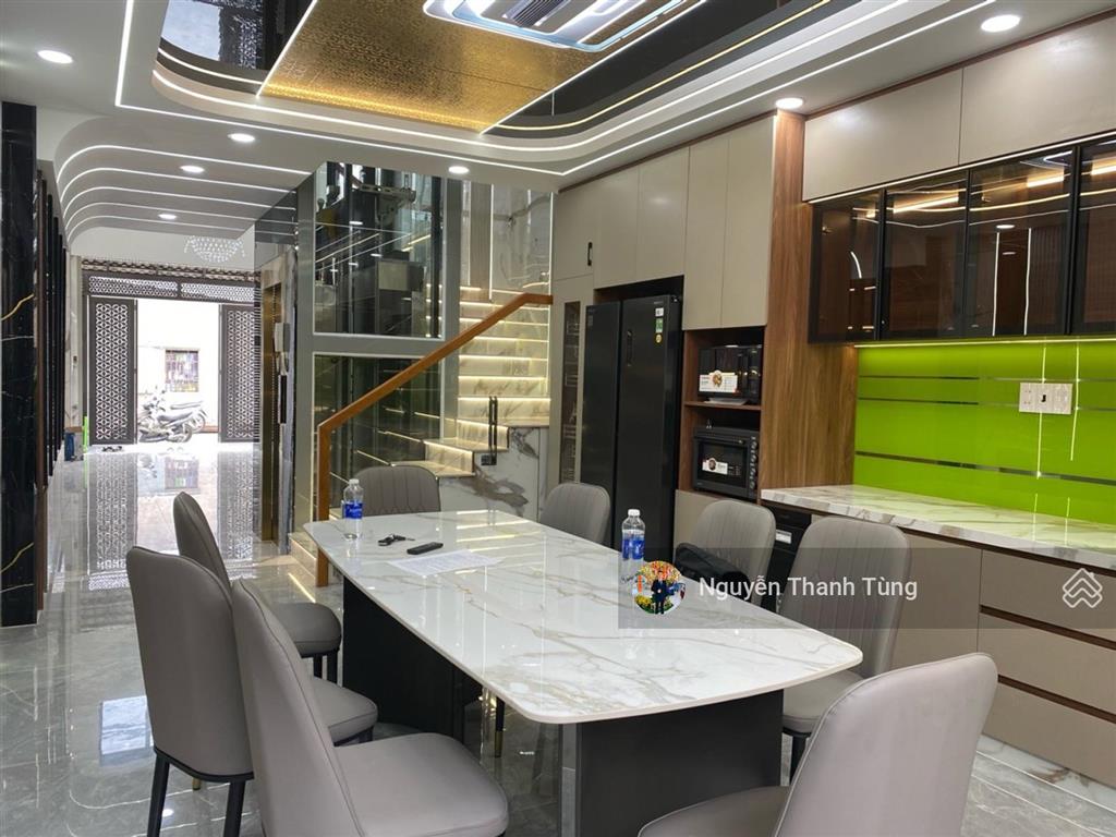 Siêu phẩm 5 tầng có thang máy đường trần thị cờ, quận 12, diện tích 84m2, nội thất cao cấp.