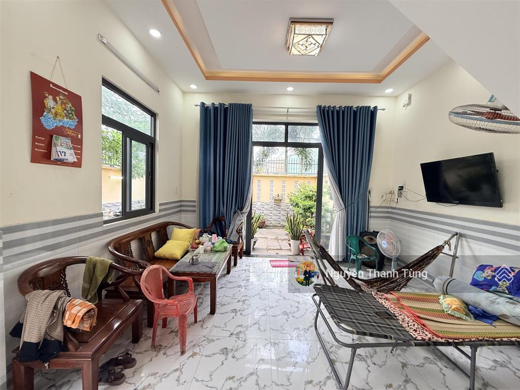 Biệt thự sân vườn 3 tầng  1/ huỳnh thị na, đông thạnh  144.7m2, ngang 9m  hẻm 6m thông ô tô