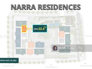 Narra residences bán nhanh căn 2pn view sông, lâm viên sinh thái giá tốt nhất thị trường