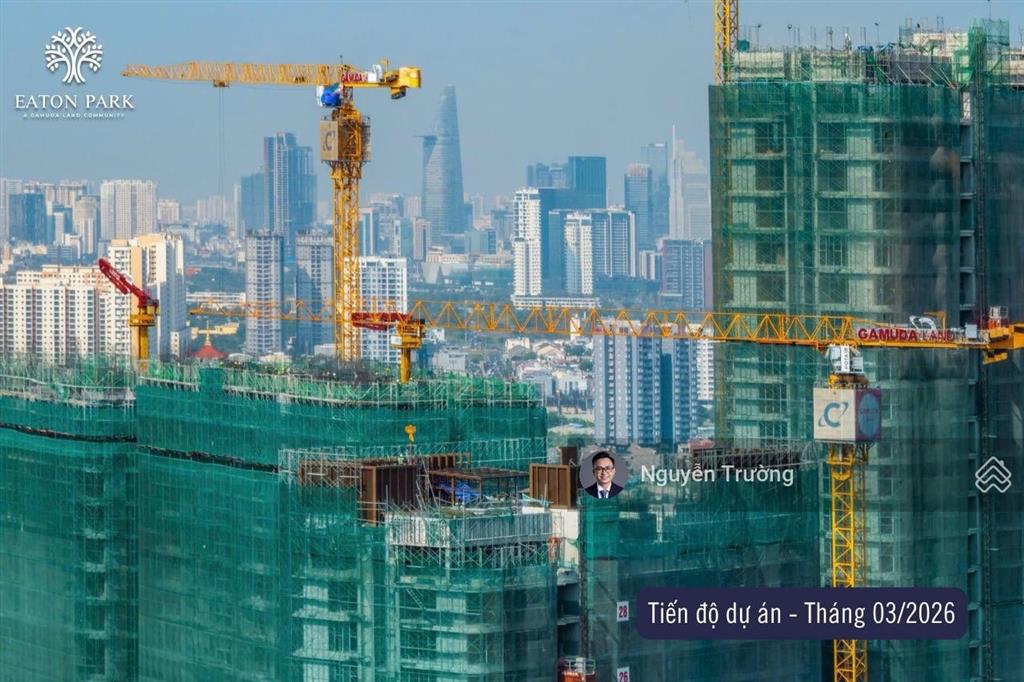 Trục hiếm. bán căn hộ 1pn eaton park tầng cao, 50m2, view rạch chiếc thoáng. giá 7.7tỷ bao hết