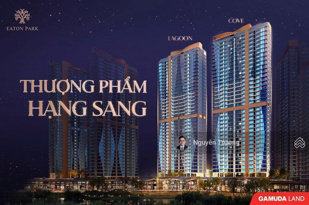 Bán căn hộ 2pn góc eaton park, 75m2, view hồ bơi, rạch chiếc. giá 10.25tỷ bao hết