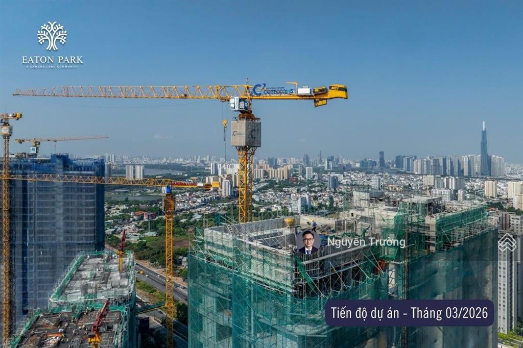 Bán nhanh căn hộ 2pn lầu cao cực đẹp tại eaton park cùng tầm view rạch chiếc siêu phẩm