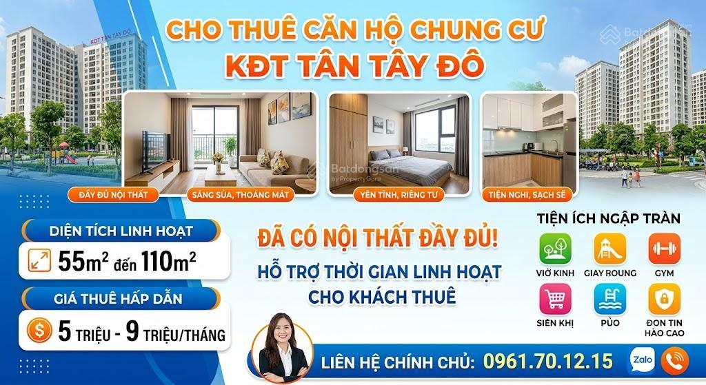 Cho thuê căn giá tốt 6tr/tháng chung cư tại tân tây đô