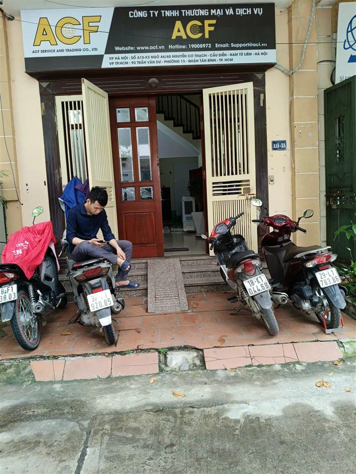 Cho thuê nhà ngõ 44 nguyễn cơ thạch 60m2 5 tầng chia 2 phòng ngủ, đầy đủ điều hòa giá 24tr