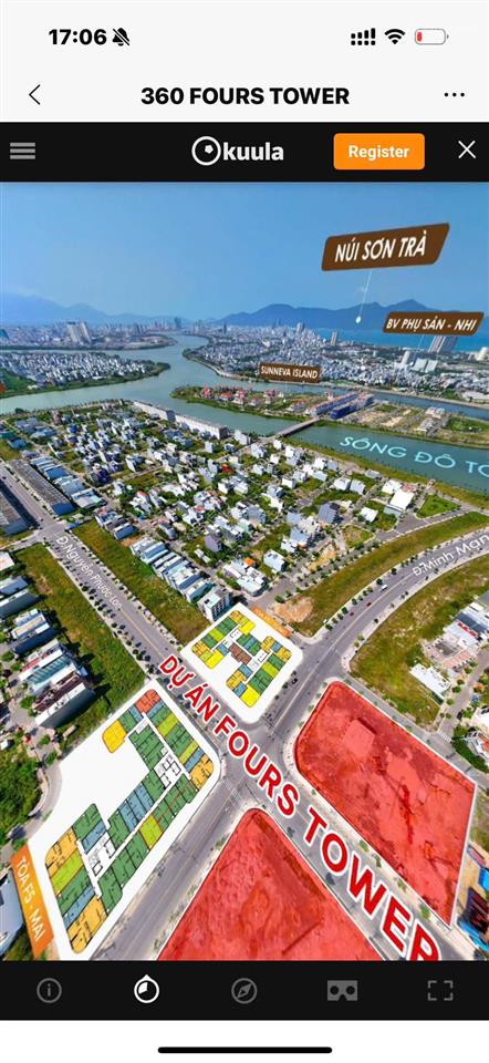 Căn hộ 1pn+ sân vườn  siêu hiếm tại sun fours tower đà nẵng hòa xuân  58,51m2 giá chỉ 2,5 tỷ