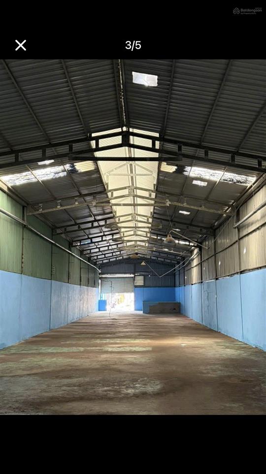 Cho thuê nhà xưởng 550m2 có bình điện gần hà huy giáp, quận 12