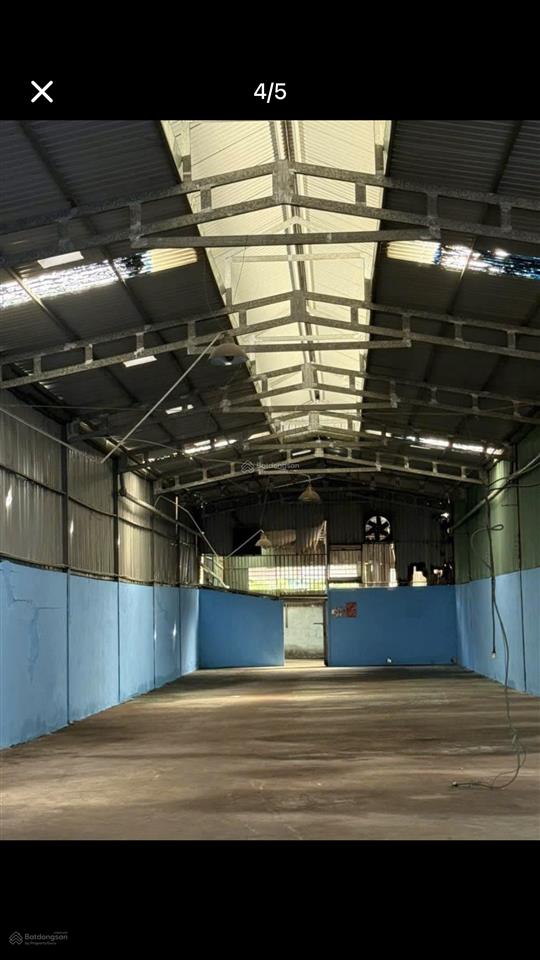 Cho thuê nhà xưởng 550m2 có bình điện gần hà huy giáp, quận 12