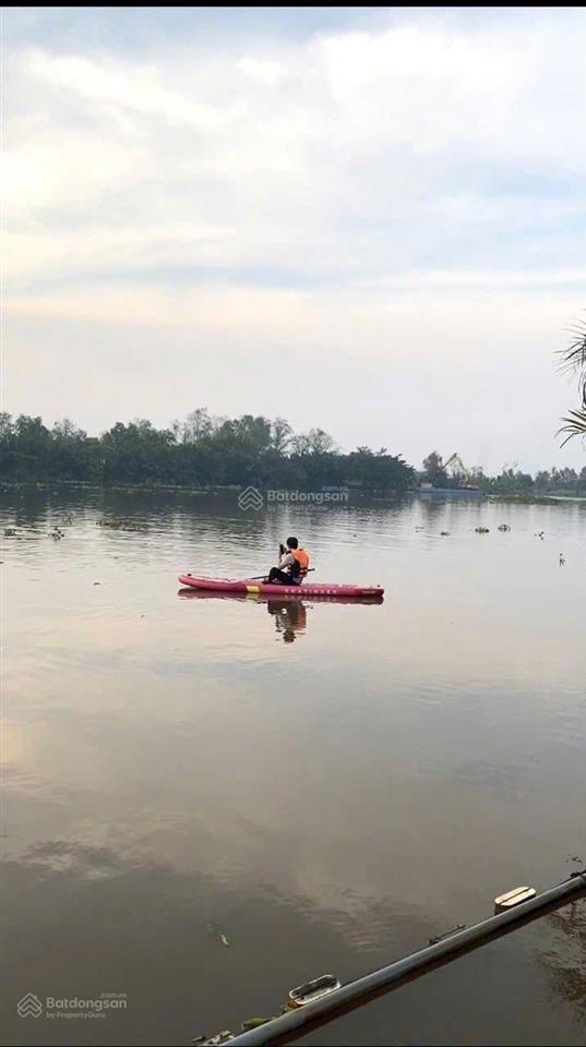 Đất mặt tiền sông vàm cỏ đông giá rẻ bất ngờ đất có sẵn thổ cư mua xây dựng nhà vườn quá đẹp
