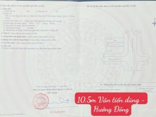 Chính chủ bán đất đẹp đường 10,5m văn tiến dũng  hòa xuân  hướng đông  sát trường học, giá tốt