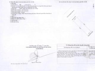 Chính chủ bán đất đường 7,5m nguyễn hiến lê  hòa xuân  hướng tây bắc  đường thông dài, giá tốt