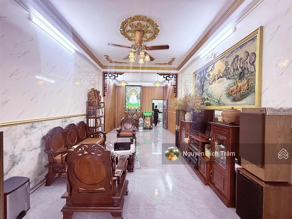 Nhà đẹp gần mt lê đức thọ cn đủ 80m² nở hậu  hẻm thông không lộ giới  nhỉnh 6 tỷ tl