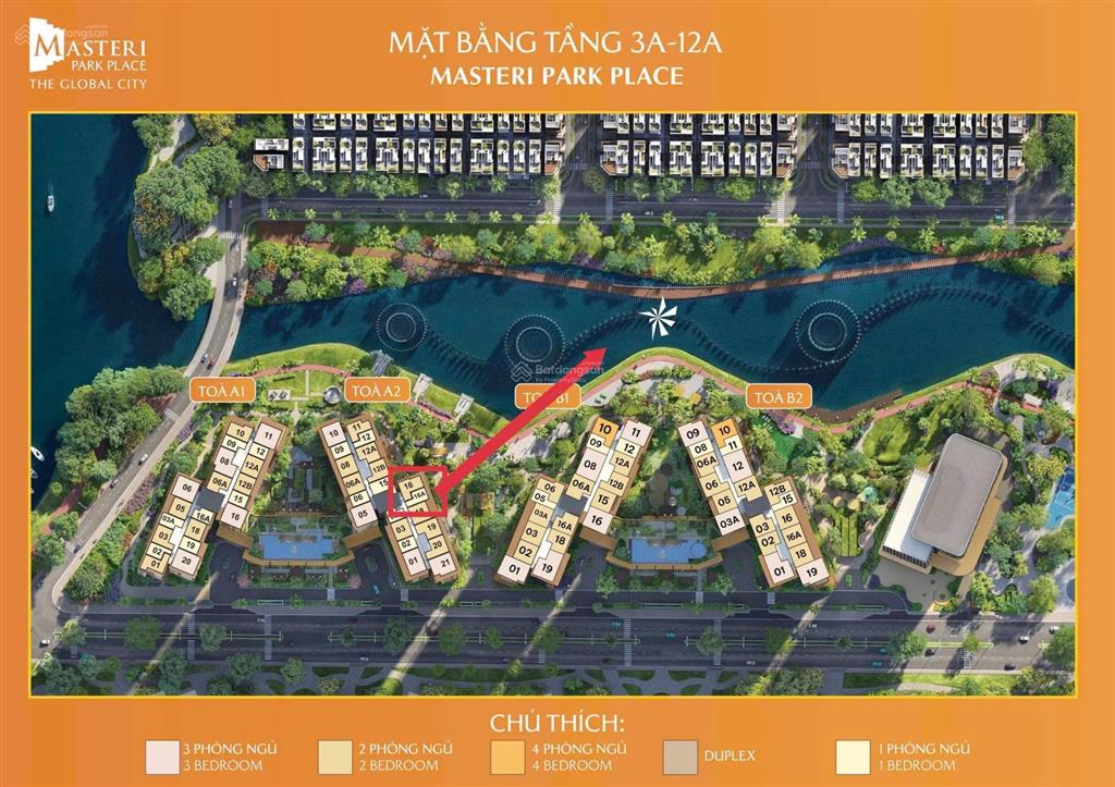 Chính chủ cần bán gấp căn 1pn masteri park place view trực diện nhạc nước kdt the global city quận2