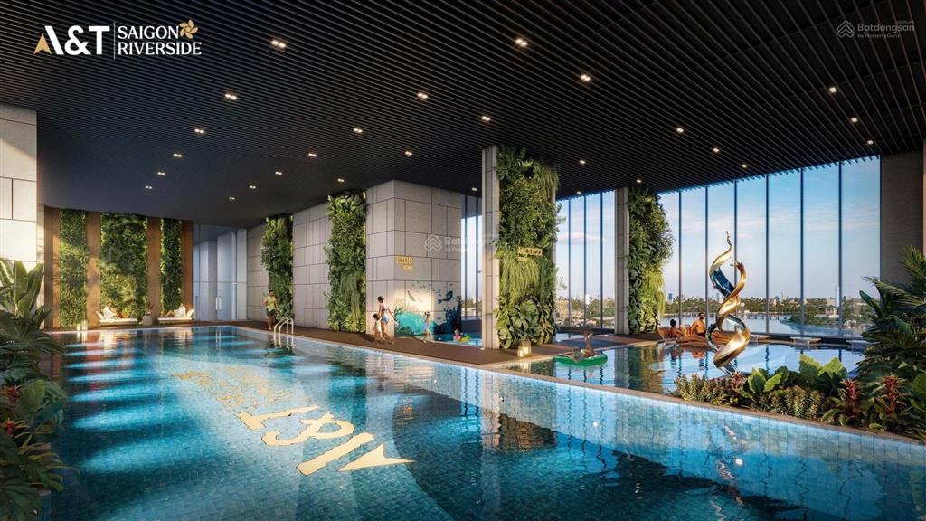 Bán lỗ sâu căn 2pn 2wc căn hộ a&t saigon riverside view landmark 81, view trực diện sông sg
