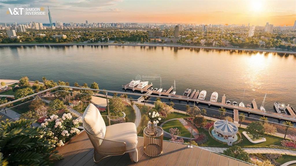 Bán lỗ sâu căn 2pn 2wc căn hộ a&t saigon riverside view landmark 81, view trực diện sông sg