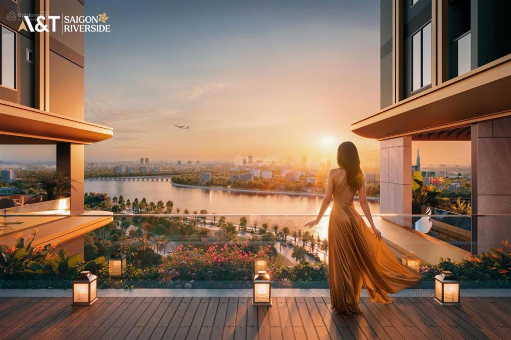 Bán lỗ sâu căn 2pn 2wc căn hộ a&t saigon riverside view landmark 81, view trực diện sông sg