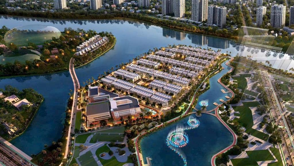 Sola đảo ánh dương  bán đảo biệt thự compound đắt giá bậc nhất khu đông sài gòn ba mặt giáp sông