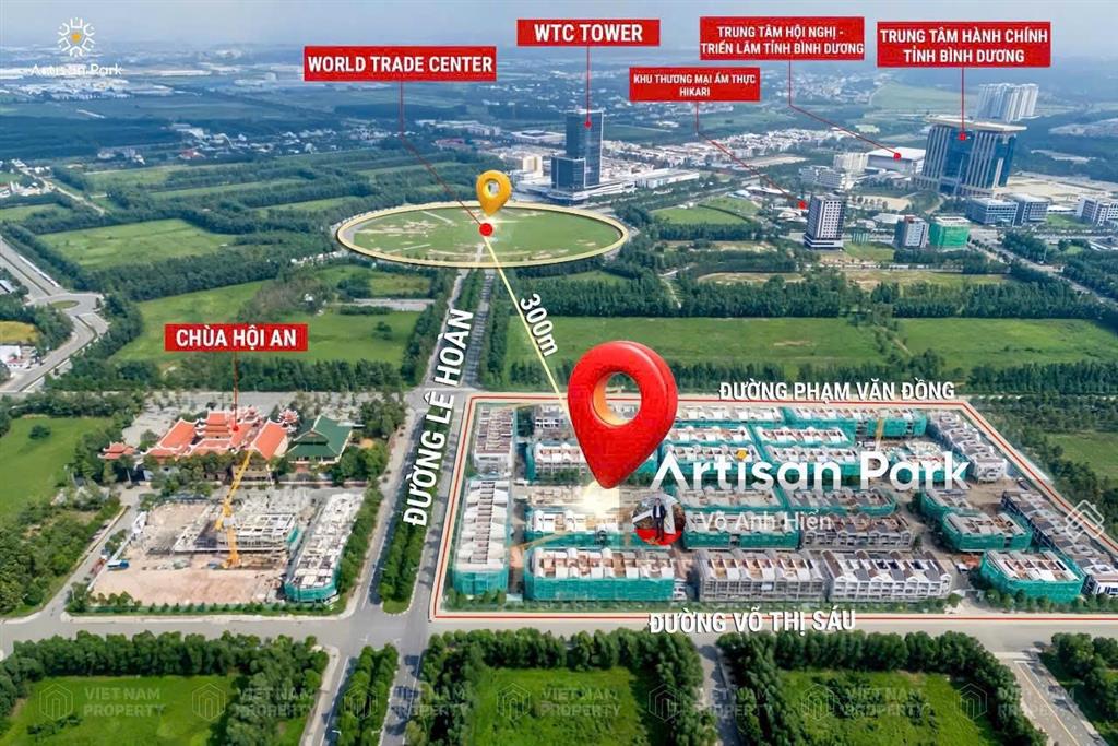 Gamudaland mở bán nhà phố, biệt thự artisan park tại thành phố mới bình dương, ck khủng