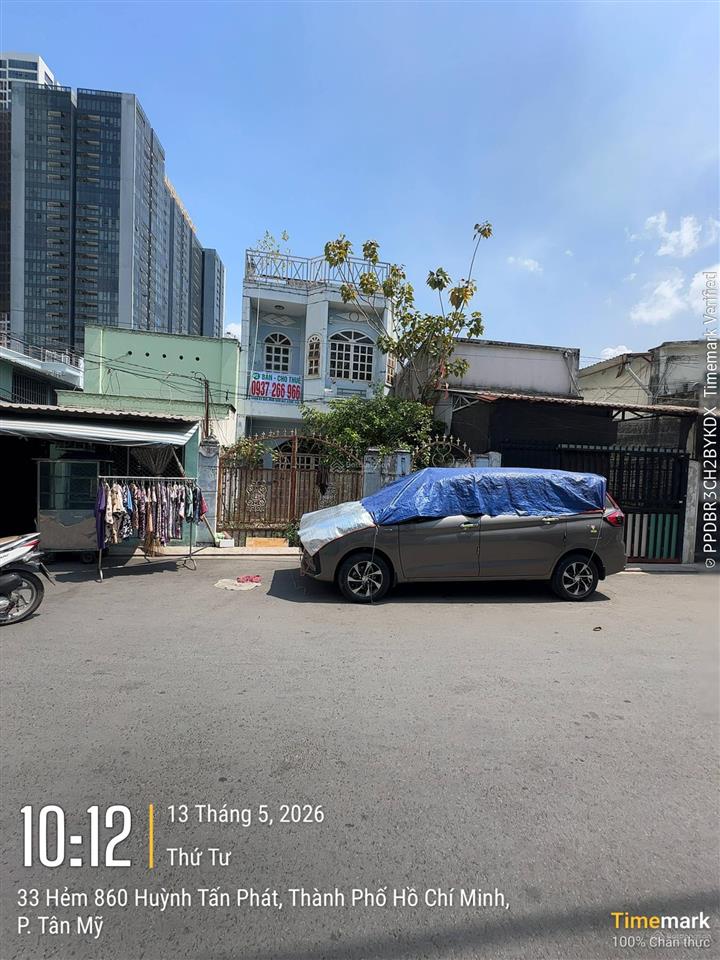 Cần bán gấp nhà mặt tiền hẻm 860 huỳnh tấn phát quận 7 tp hồ chí minh