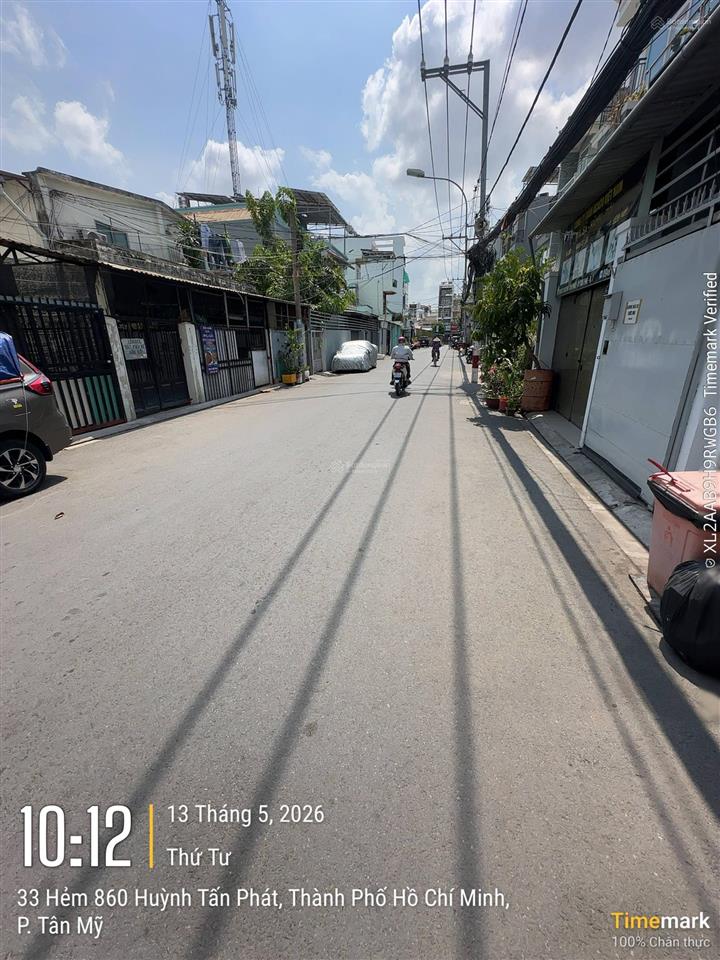 Cần bán gấp nhà mặt tiền hẻm 860 huỳnh tấn phát quận 7 tp hồ chí minh