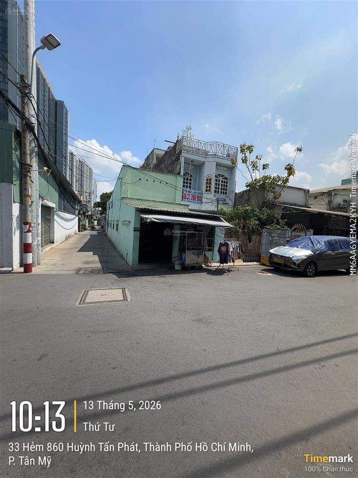 Cần bán gấp nhà mặt tiền hẻm 860 huỳnh tấn phát quận 7 tp hồ chí minh