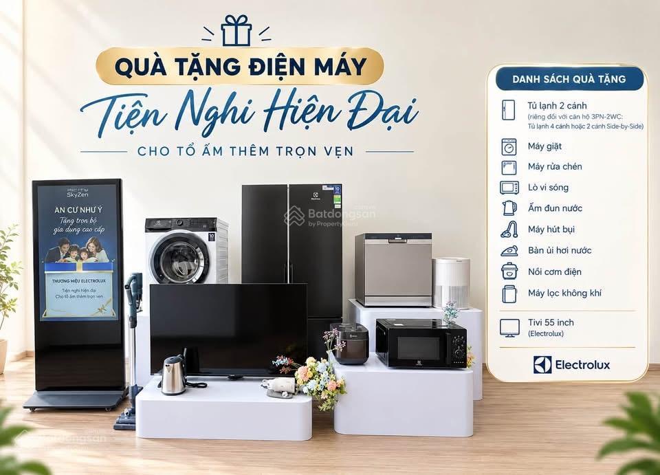Căn hộ skyzen 2pn2wc thanh toán chỉ 15% (495tr) đến khi nhận nhà, miễn lãi 30 tháng.