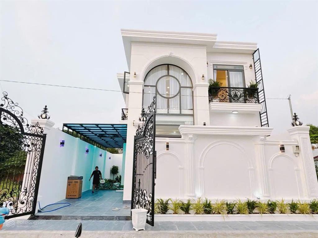 Bán biệt thự mới mới keng 10m x 16m 1 trệt 1 lầu shr 1/dương công khi , tân hiệp ,thị trấn hóc môn