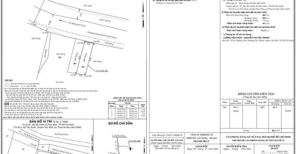 Bán đất f0 mặt tiền nhựa thông tô ký ra lê thị hà 5m x 23m, 112m2 odt tân xuân, hóc môn giá 4,95 tỷ