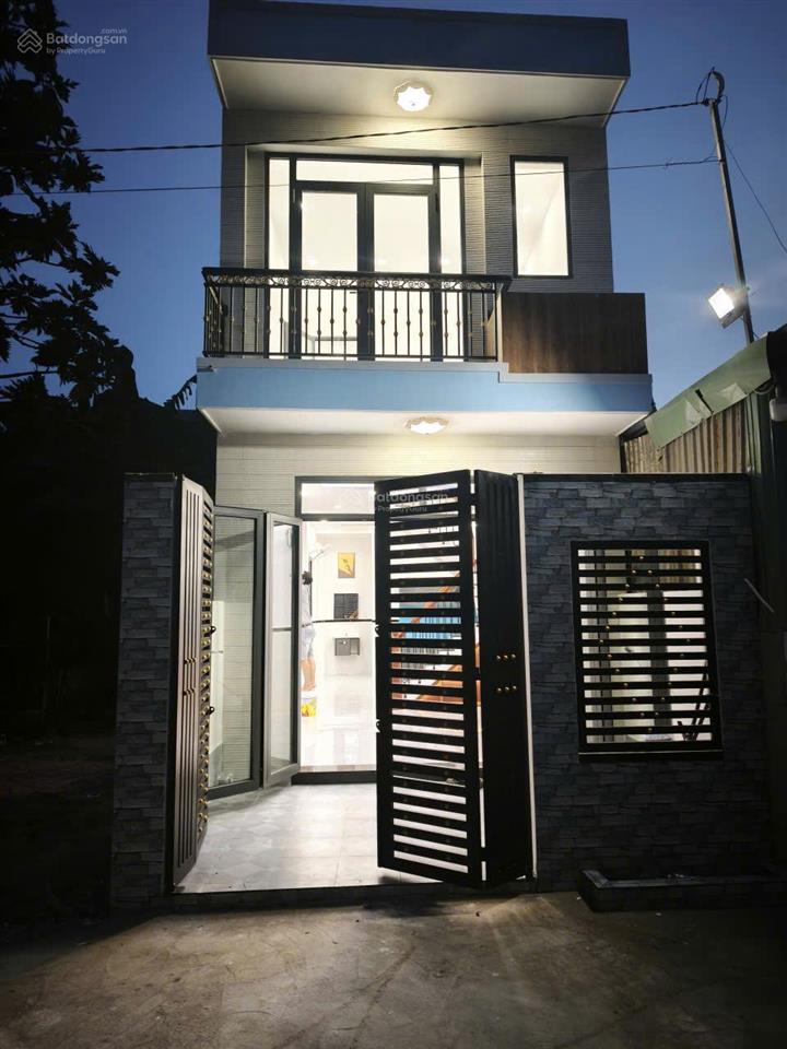 Bán nhà sổ hồng riêng mới xây 4,1m x 13m 1 trệt 1 lầu 2/ lê thị lơ, tân hiệp, hóc môn giá 3 tỷ 260