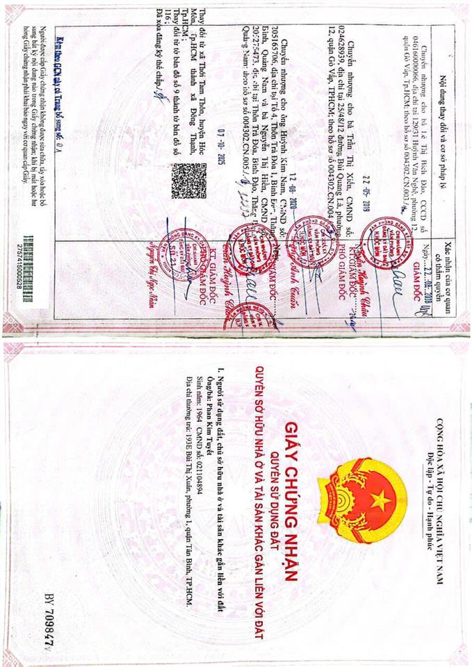 Nhà sổ hồng riêng thới tam thôn, hóc môn gần trường học tam đông 2, chợ thới tứ, hóc môn giá 2,7 tỷ