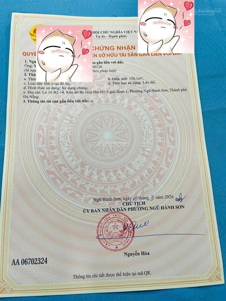 Chỉ với 14.5 tỷ chốt ngay góc 2mt tốt nhất biển sơn thủy thủy sơn 5 & thủy sơn 6