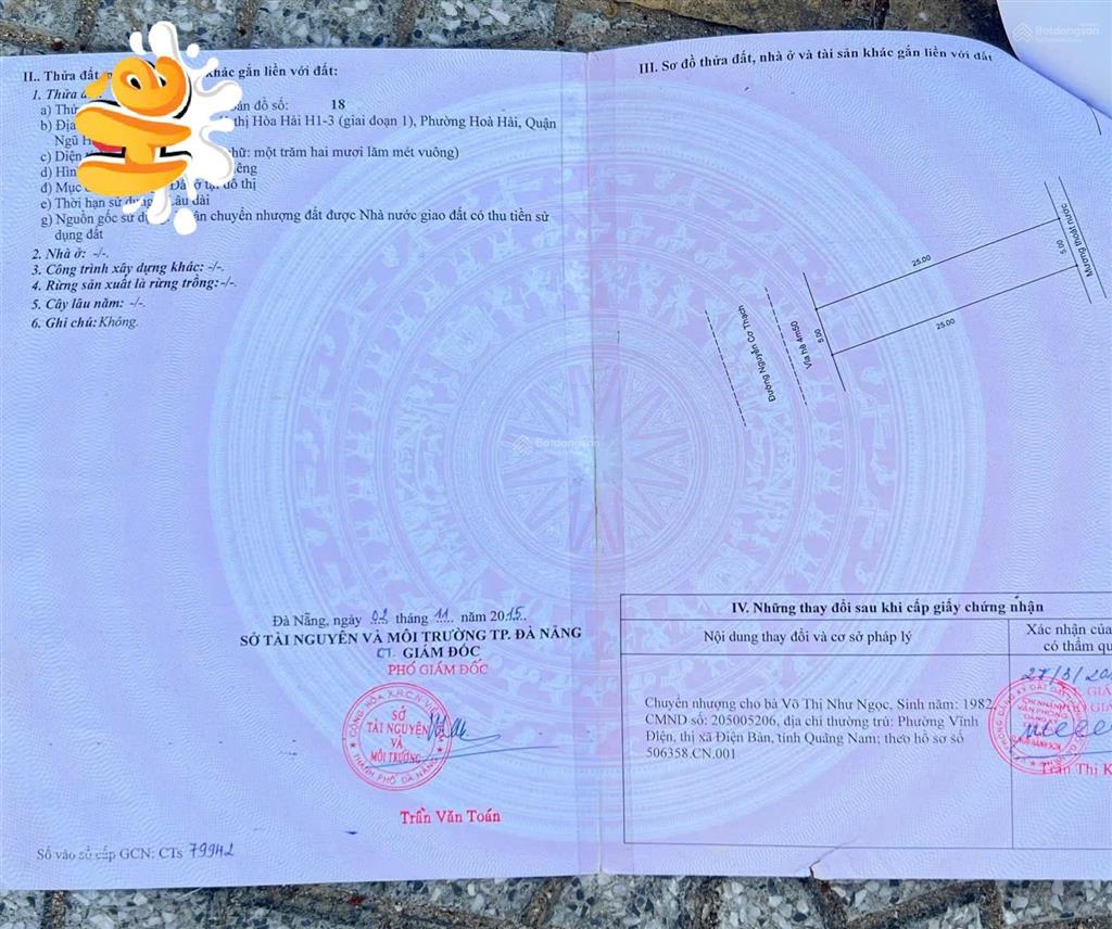 Bán nhanh lô đất đường nguyễn cơ thạch  biển sơn thủy, đường 7m5, giá chỉ 9 tỷ