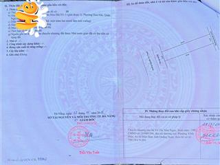 Bán nhanh lô đất đường nguyễn cơ thạch  biển sơn thủy, đường 7m5, giá chỉ 9,5 tỷ