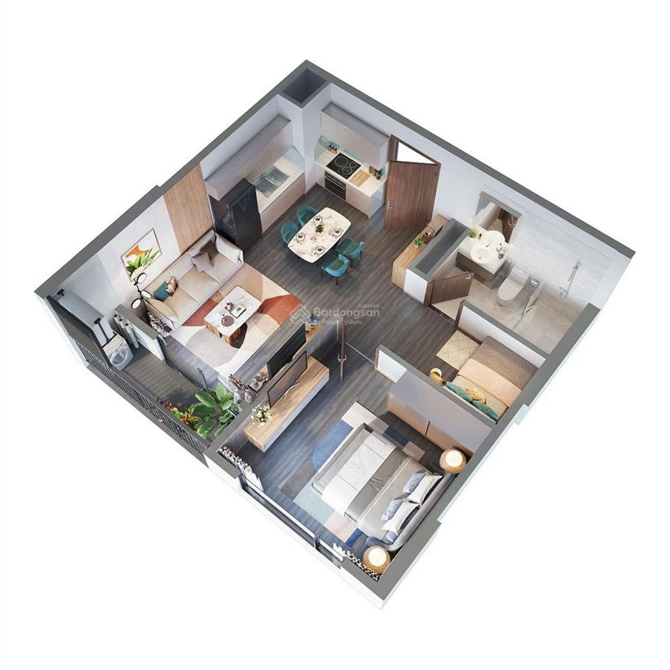 Bán căn hộ chung cư 50m2 tại r1.01 0216, the zenpark, giá ưu đãi 73 triệu / m2