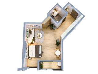 Bán studio trinity tower sổ đỏ vĩnh viễn 40m2 giá 2,8tỷ