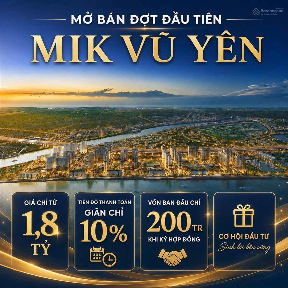 Vinhomes vũ yên  mik group đang là tâm điểm được săn đón tại hải phòng
