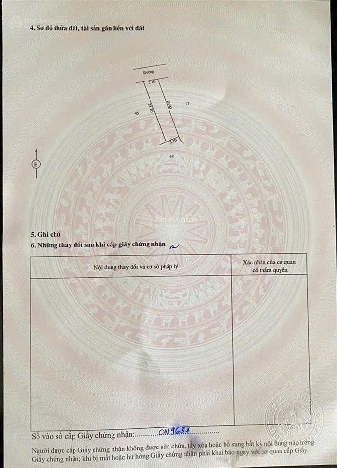 Bán gấp đất cửu cao đối diện khu đất dịch vụ liền kề, view ecopark oto tránh thoáng mát giá tốt