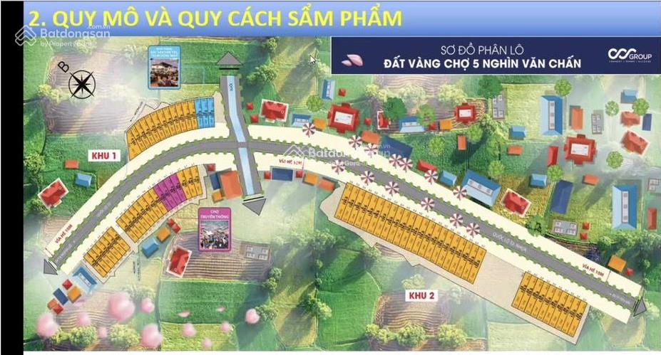 Bán đất 1 tỷ đẹp phân lô mặt đường ql32 chợ 5.000, văn chấn, yên bái