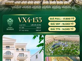BÁN NHÀ LIỀN KỀ VỊNH XANH- VINHOMES OCENPARK 3: 126M2- 4 TẦNG- 14 TỶ