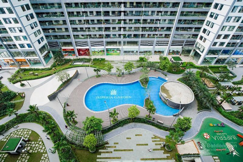 Cho thuê gấp căn imperia garden 79,7m², 2pn 2vs full nội thất mới đẹp, thoáng mát giá 15tr