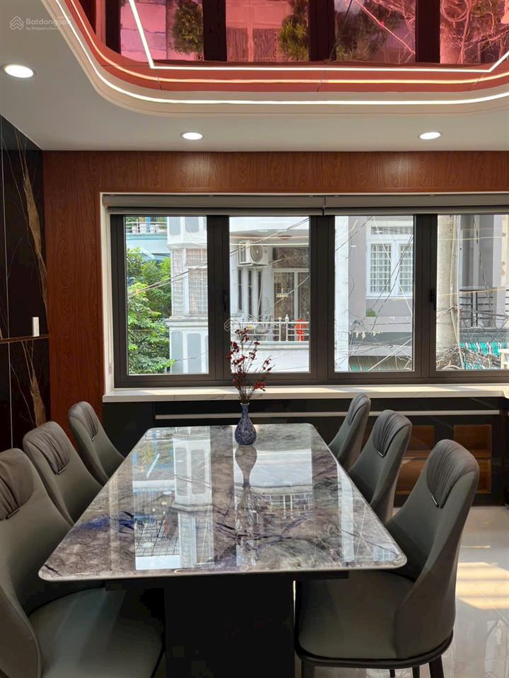 Bán nhà hẻm nhựa 8m có lề phan anh, 4x17m, đúc 5 tầng, thang máy 450kg, giá 10.6 tỷ tl.