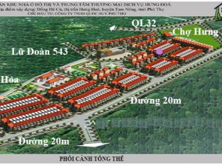 Chính chủ cần bán lô đất dự án hưng hoá river city