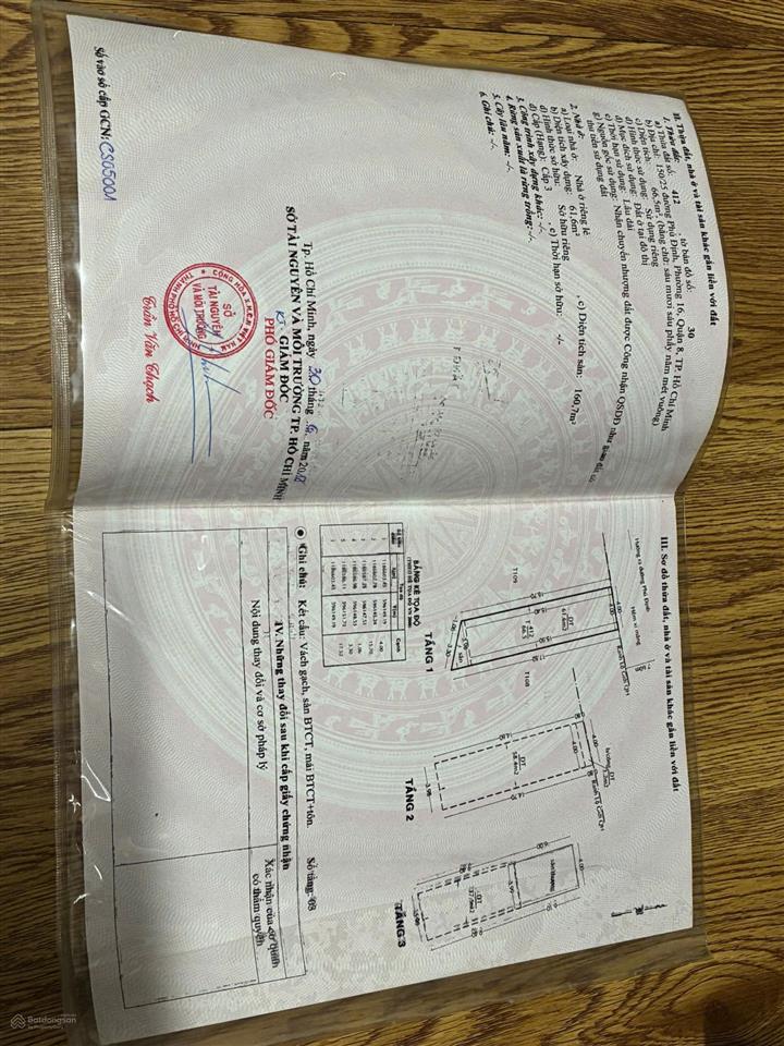 Bán nhà chính chủ hẻm xe hơi đường phú định, p16, quận 8